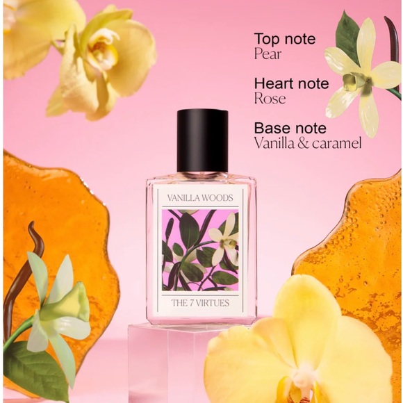 The 7 Virtues Vanilla Woods Eau de Parfum travel spray - Picture 7 of 7